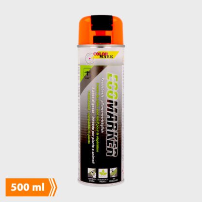 Eco Spotmarker Flourcerende Mærkespray - 500 ml - Orange