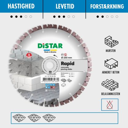 Distar Diamantklinge - Rapid