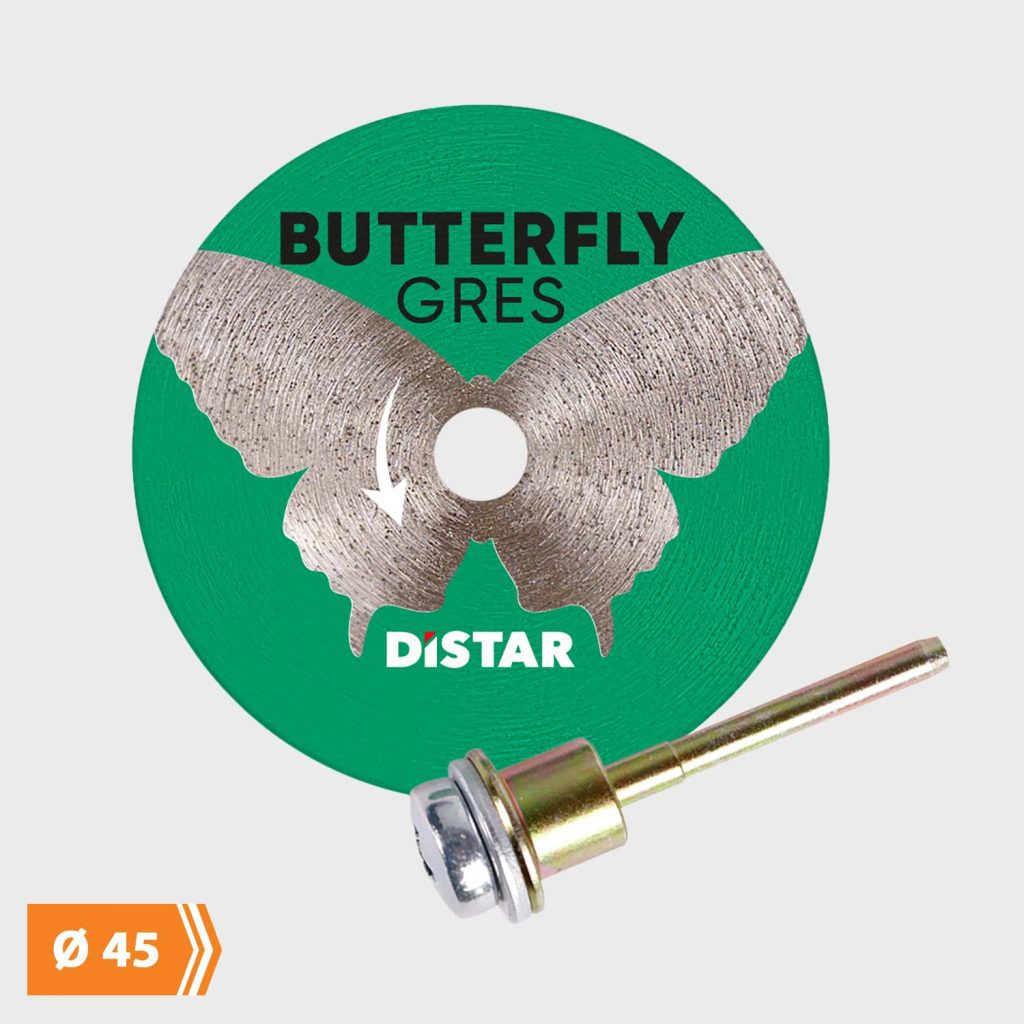 Distar Diamantklinge - Butterfly - Ø 45 mm - Nyhed